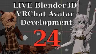 Live Blender/Unity avatar development (I'M FINALLY A VTUBER)