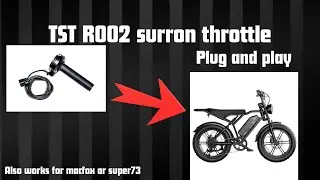 TST-R002 surron throttle plug and play