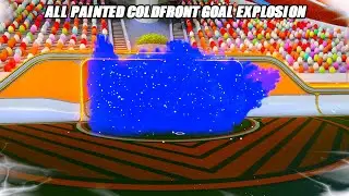 Showcasing All Painted Coldfront Goal Explosion!! - Rocket League Showcase