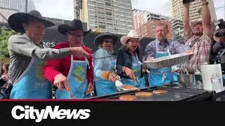 Calgary Stampede’s unofficial kick off with the ‘First Flip’ pancake breakfast
