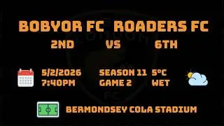 FC Bobyor vs Roaders FC (3-3), 5/2/2026, Bermondsey COLA, HIGHLIGHTS