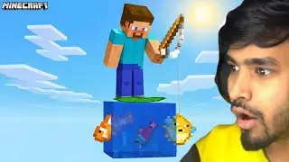 Minecraft, But It's Only 1 Ocean Block...