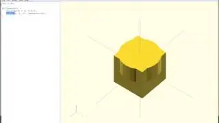 Open SCAD Tutorial #1