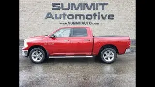 2009 DODGE RAM 1500 HEMI INFERNO CRYSTAL PEARL RED WALK AROUND REVIEW 9T231B SOLD! SUMMITAUTO.com