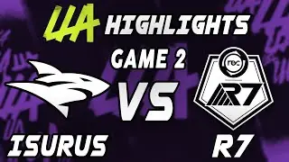 Isurus vs Rainbow7 Game 2 highlights - LEAGUE OF LEGENDS - LLA 2022 PLAYOFFS