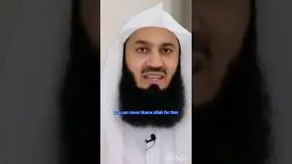 Never Blame Allah For Creating Chaos | Mufti Menk