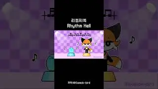 Slime fall in Rhythm Hell