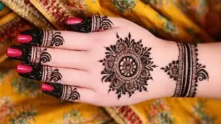 New stylish henna mehndi design || eid special mehndi design || back hand mehndi design 