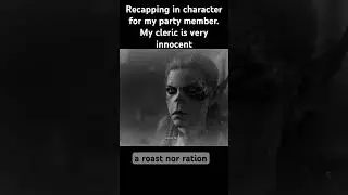 My friend missed a session, so I recapped in character #gaming #baldursgate3 #laezel #laezelromance