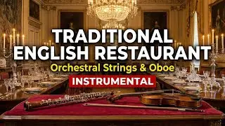 Traditional English Restaurant Songs | 12 Hours Orchestral Strings & Oboe Instrumental Music