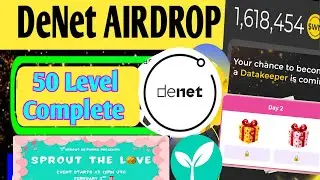 Denet Airdrop 🔥 50 Level Complete | Big Reward Coming? 😱