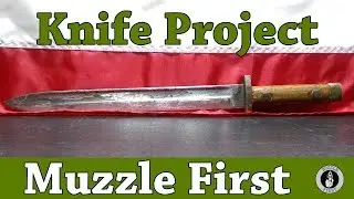 Converting A Bayonet To A Survival Knife - Finishing A Project My Dad Started