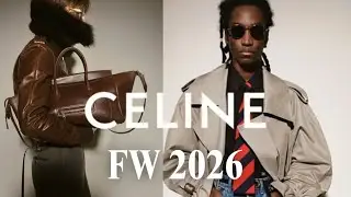 Коллекция CELINE осень-зима 2026 снова изменила мужскую линию одежды.
