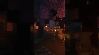 A Cozy Night In A Cherry Blossom Forest | Minecraft Ambience #relaxingminecraft #sleepsounds #asmr