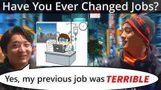 Japanese Listening Practice 【What Do Japanese Men Think About Changing Jobs?】
