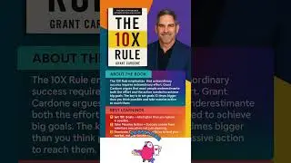 23 .The 10X Rule &ndash; Grant Cardone #businessgrowthmastery #BookSummary #bookreview  #books
