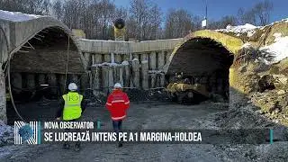 Se lucrează intens pe A1 Margina-Holdea