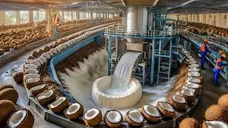 This Is How Coconut Milk Is Really Made (Inside the Factory)