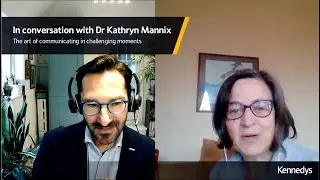 In conversation with Dr Kathryn Mannix: the art of communicating in challenging moments