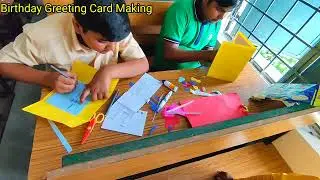 Birthday Greeting Card Making ll Inter house CCA ll OAV Timanpur ll Art and craft ll