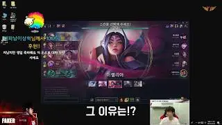 SKT T1 Faker : Faker&rsquo;s birthday, where&rsquo;s the green onion he bought!? (SKT T1 Faker) [ Faker's Talk ]
