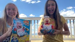 POP the PIG GAME! Jeanne and Makena