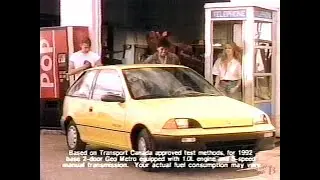 1992 Geo Metro Car Commercial