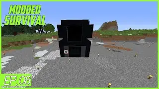 Lets Play Modded  Survival HXLPMS EP8 Wither skeleton farm pt1