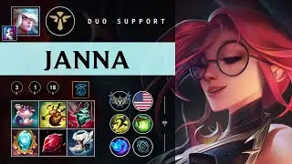 Janna Support vs Rell - NA Challenger Patch 26.01