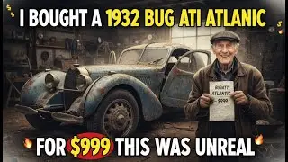 I Bought a 1932 Bugatti Atlantic for $999 from a Grandpa… This Was Unreal