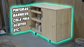 Fabricaci&oacute;n de mueble almacenar pinturas, barnices, cola fr&iacute;a etc.