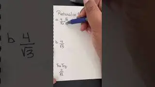 Рационализируйте знаменатель