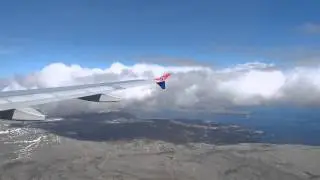 Atlantic Airways Airbus A319 OY-RCG landing at Vagar (Faroe Islands) arriving from Copenhagen