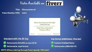 Chiropractor Chiropractic Office Marketing Web Website Video me11