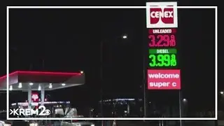 Gas prices ahead of a busy weekend of holiday travel