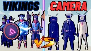 CAMERAMAN vs VIKINGS (THOR & ODIN) | TABS - Totally Accurate Battle Simulator