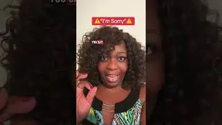 🚫Stop saying &ldquo;I&rsquo;m Sorry&rdquo; when you&rsquo;re apologizing. Here&rsquo;s why!  #selftalkmatters #lawofvibration