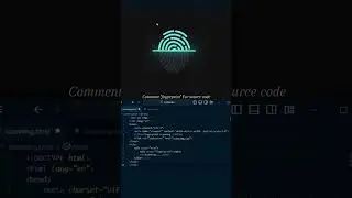 Fingerprint scanner animation using html css  Comment 