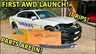 Rebuilding A Wrecked 2018 Dodge Charger Police Car Part 2
