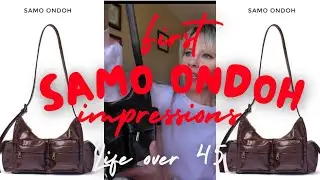 The SAMO ONDOH pocket M bag: A review from a middle aged mom.