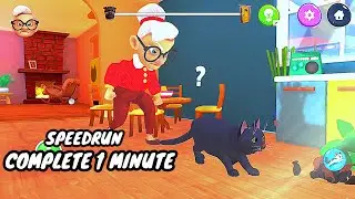 Cat from hell and granny cat simulator speedrun record 1 minute complete gameplay