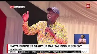 President Ruto's Full Speech in Machakos During the NYOTA Business Funds Disbursement