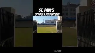 school's playground view 😍 😎 #playground #views #ytshorts #stpauls #slowedversion #viralslowed
