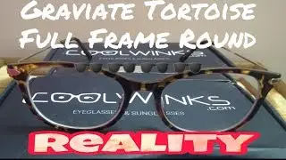 Cool wings - Graviate Tortoise Full Frame Retro Round --REALITY