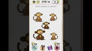 Which monkey is carsick? || Level 46 || Brain test Solved