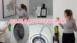 CLEAN WITH ME - WHOLE HOUSE, NON-TOXIC CLEAN | CLEANING MOTIVATION