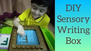 DIY Sensory Writing Box/ Sand Tray/ Salt Tray