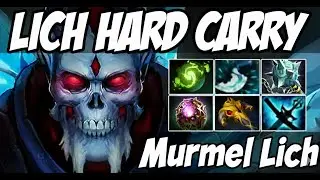 Immortal Ranked Hard Carry Lich | Dota 2 Gameplay