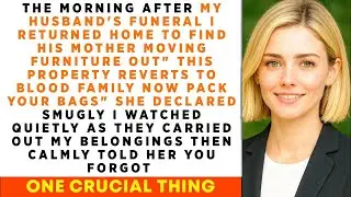 After My HUSBAND FUNERAL His MOTHER Said Property Reverts To BLOOD FAMILY ONLY. But They Didn't..
