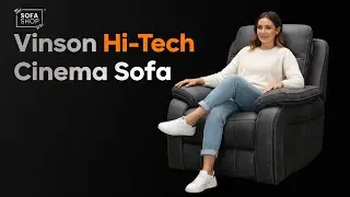 Electric Recliner Chair Revolution: Vinson Hi-Tech Home Cinema Sofa in Grey